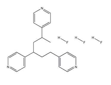 CAS NO. 79821-63-9 4-(1,5-Dipyridin-4-ylhexan-3-yl)pyridine,trihydrofluoride