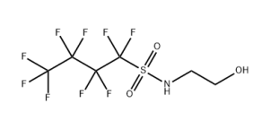 CAS NO. 34454-99-4 1,1,2,2,3,3,4,4,4-nonafluoro-N-2-hydroxyethyl-butane-1-sulfonamide